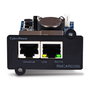 CyberPower RMCARD205 Tarjeta de Gestión Remota para SAI/UPS con RJ45, Monitorización de Temperatura y Humedad, Compatible con Envirosensor